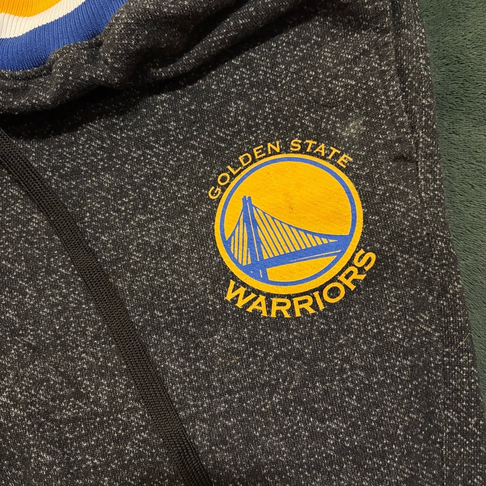 Golden State Warriors NBA Joggers Men’s XL‎ Dark Black Gray Sweatpants - Picture 5 of 10